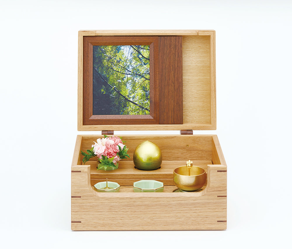 NORIKA(ノリカ)小型骨壺 蕾花 (らいか)草原:金箔