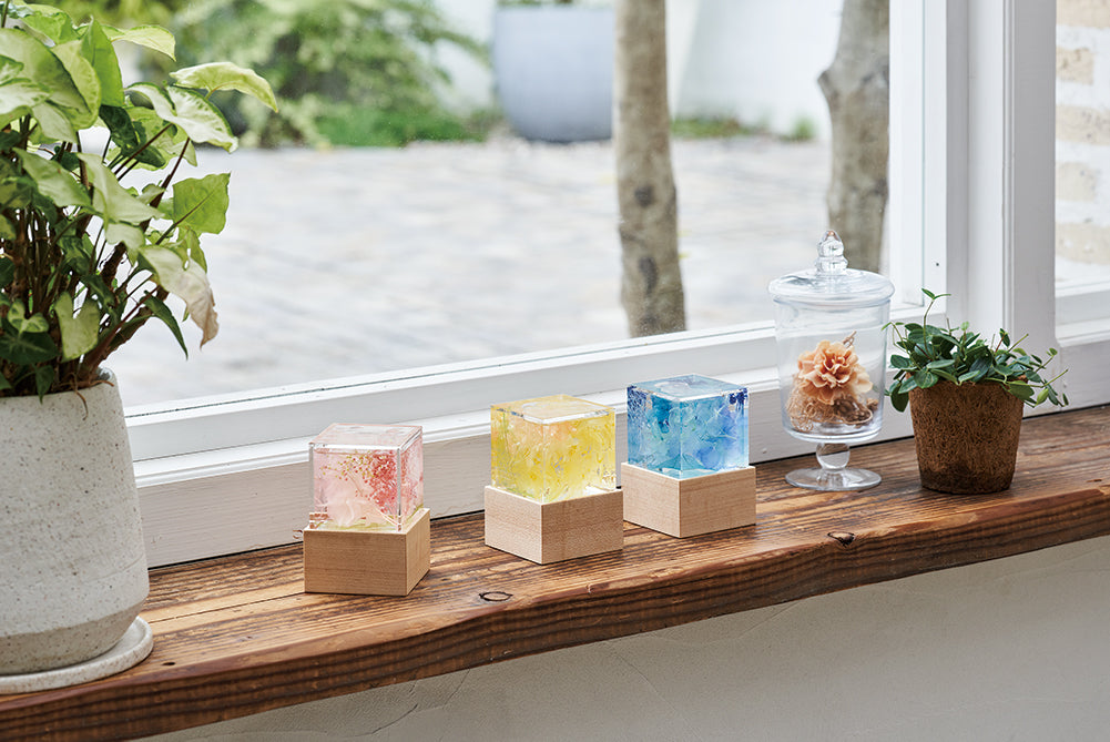 NORIKA(ノリカ) ハーバリウム 骨壷 ゆらか メモリアルボトル(イエロー)