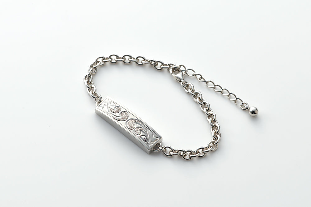 NORIKA(ノリカ)ブレスレット スクエアハワイアン Pt(プラチナ)