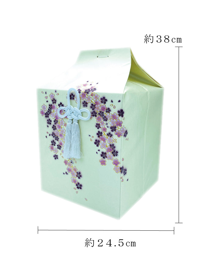 骨覆い・骨壺カバー みやび桜 白 7寸