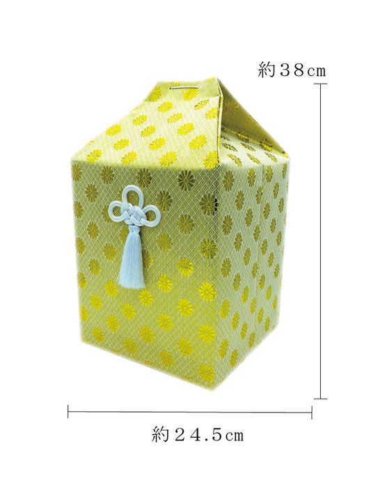 骨覆い・骨壺カバー 広金 金 7寸