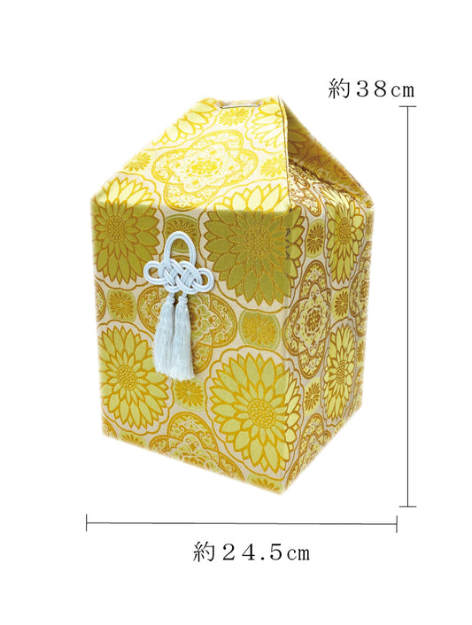 骨覆い・骨壺カバー 金襴 金 7寸