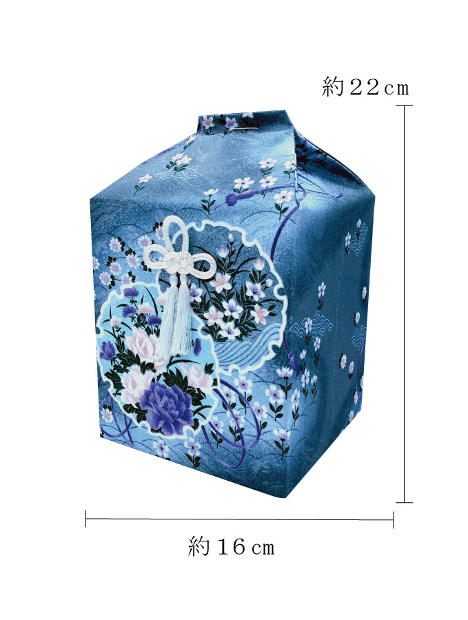 骨覆い・骨壺カバー 友禅 グレー 4寸