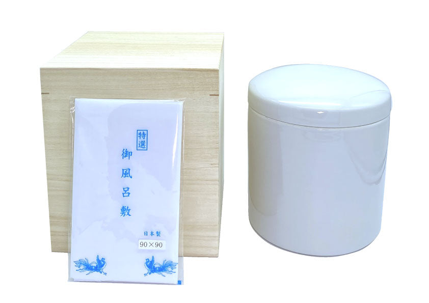 骨壺 白瀬戸 6寸【名入れ対応可】